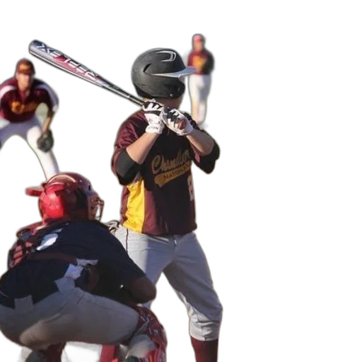 weapon, baseball, player, maroon transparent PNG cut-out