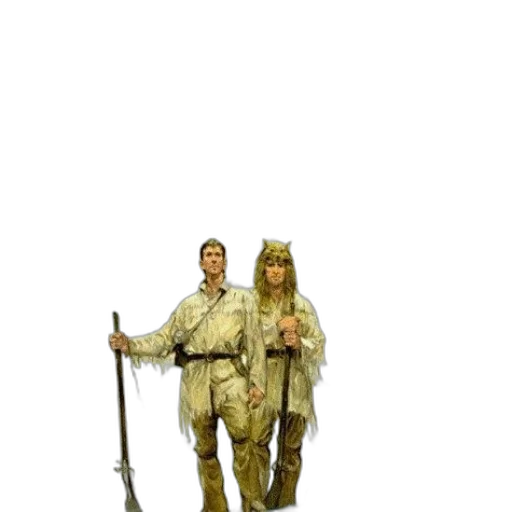 staff, sword, weapon, jacket transparent PNG cut-out