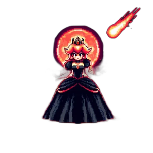 crown, staff, dress, weapon transparent PNG cut-out