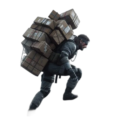 jacket, robot, weapon, furniture transparent PNG cut-out