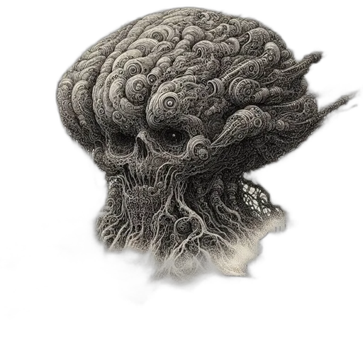 creature, hair, crown, mask transparent PNG cut-out