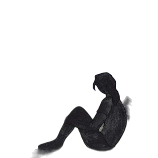 dress, mask, hair, creature transparent PNG cut-out