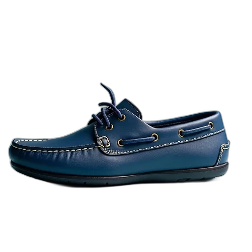 shoes, blue, men, leather transparent PNG cut-out