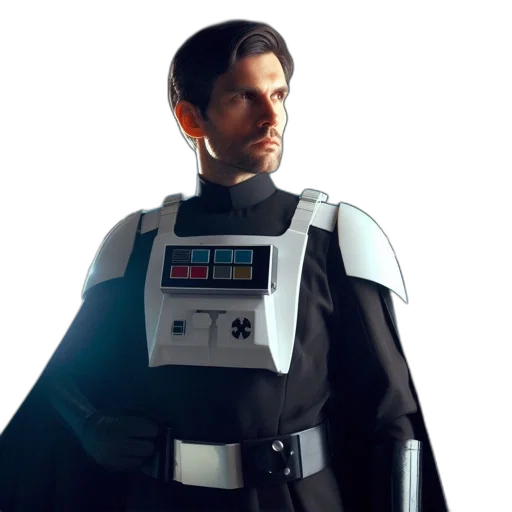 robot, staff, jacket, concept art transparent PNG cut-out