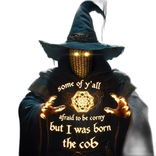jacket, hat, staff, dress transparent PNG cut-out