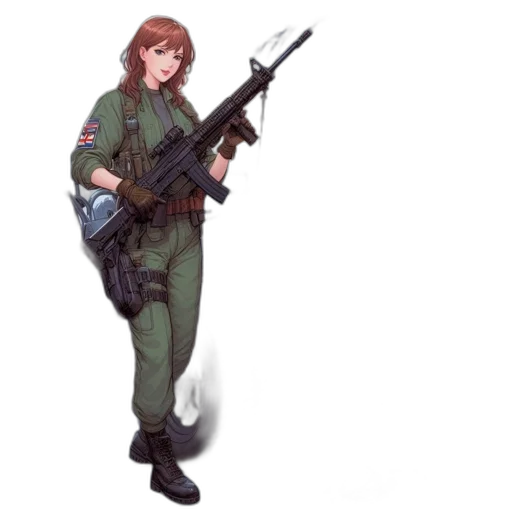 weapon, staff, jacket, animal transparent PNG cut-out