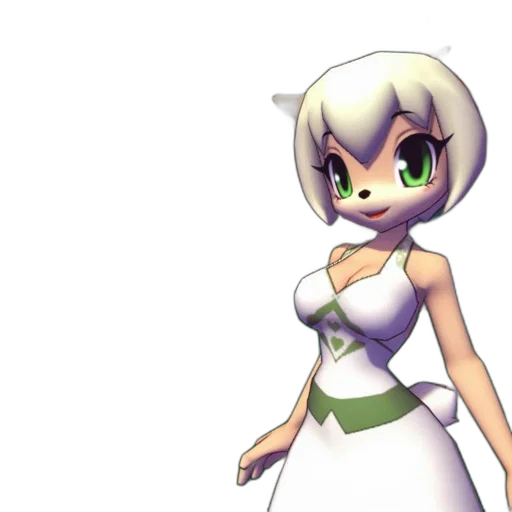 dress, staff, robot, pixel art transparent PNG cut-out