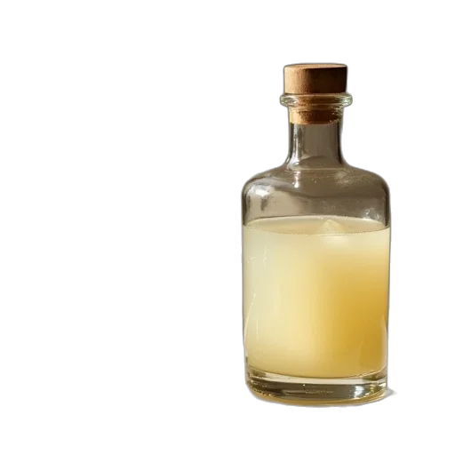 bottle, hair, glass, filled transparent PNG cut-out