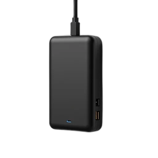 staff, black, portable, charger transparent PNG cut-out