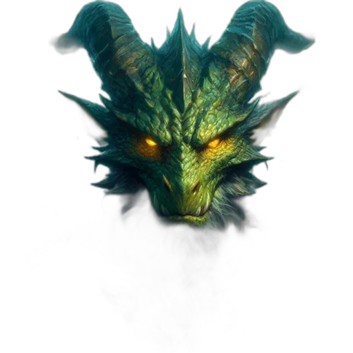 dragon, mask, creature, face transparent PNG cut-out