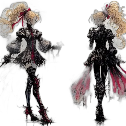 concept art, fantasy art, anime, pixel art transparent PNG cut-out