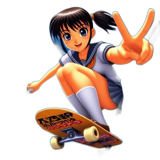 anime, photorealistic, concept art, cartoon transparent PNG cut-out