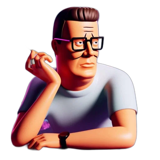 face, robot, staff, hair transparent PNG cut-out
