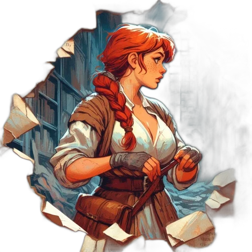 staff, concept art, fantasy art, comic book art transparent PNG cut-out