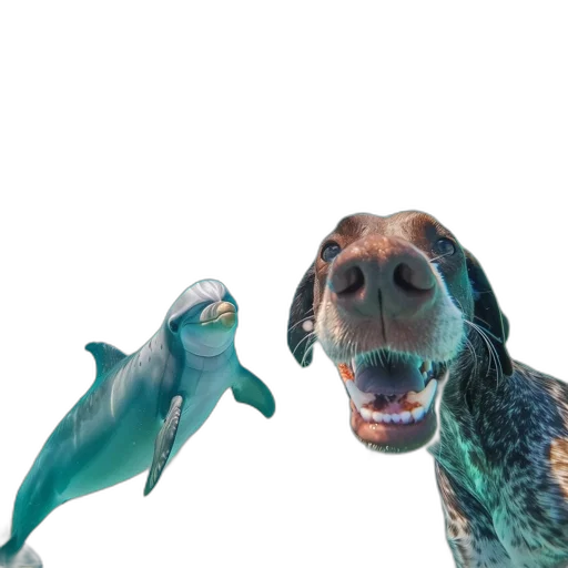 animal, creature, staff, 3d render transparent PNG cut-out