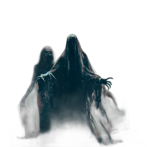 creature, mask, hair, dress transparent PNG cut-out