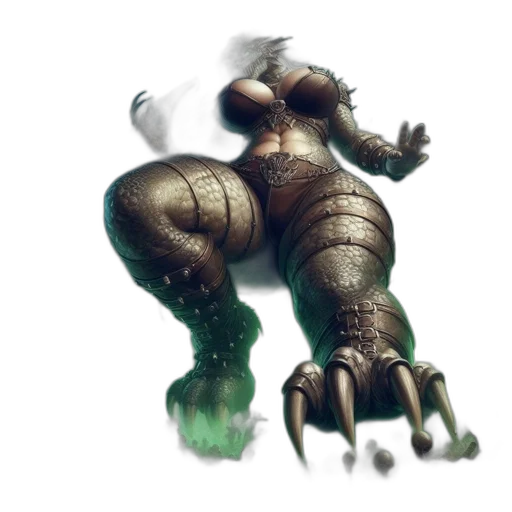 creature, dragon, animal, robot transparent PNG cut-out