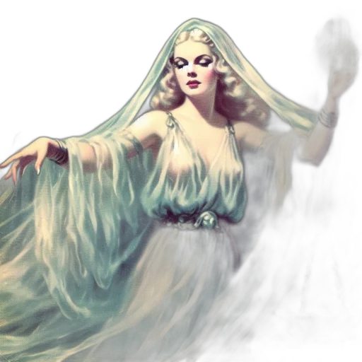 dress, fantasy art, concept art, comic book art transparent PNG cut-out