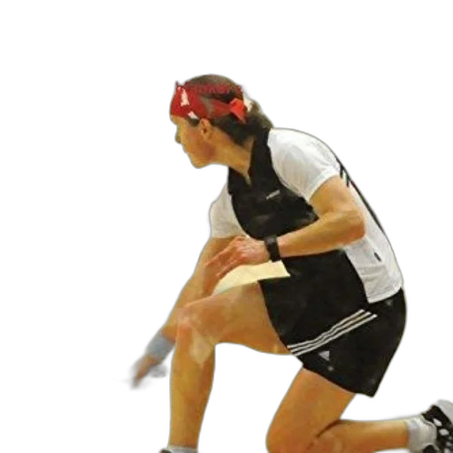 photorealistic, woman, playing, squash transparent PNG cut-out
