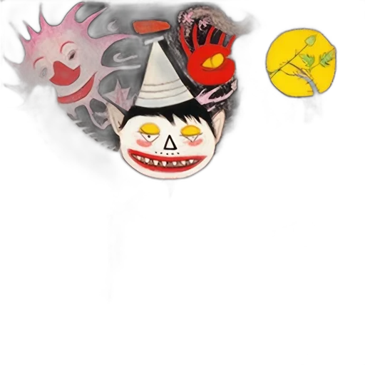 mask, staff, hat, crown transparent PNG cut-out
