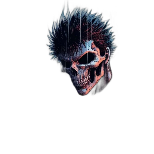 mask, face, hair, creature transparent PNG cut-out