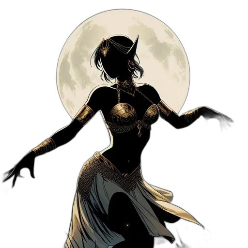 dress, mask, comic book art, concept art transparent PNG cut-out