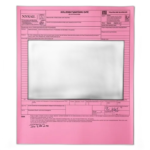 pastel, pink, document, black transparent PNG cut-out