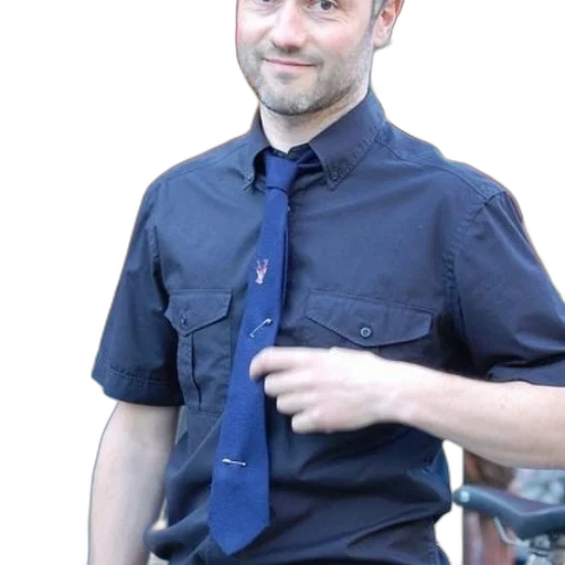 staff, jacket, dress, face transparent PNG cut-out