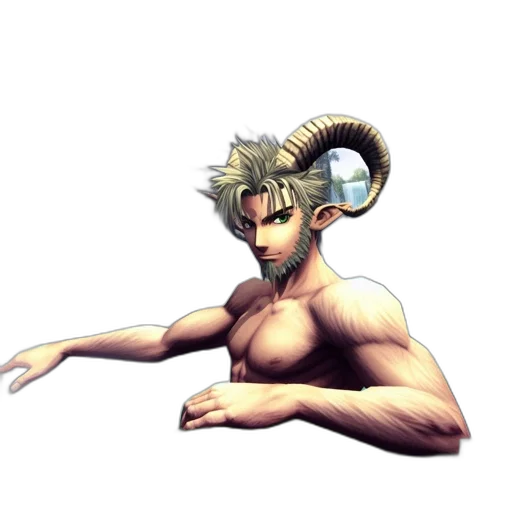 creature, hair, staff, dragon transparent PNG cut-out