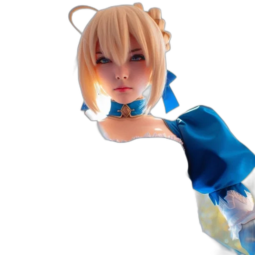 dress, weapon, crown, 3d render transparent PNG cut-out