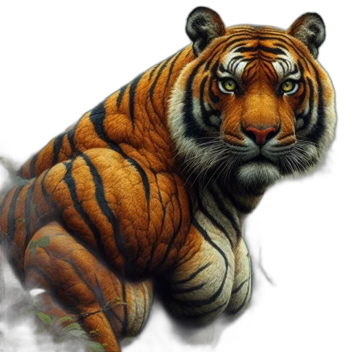 animal, creature, photorealistic, fantasy art transparent PNG cut-out