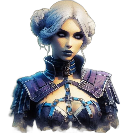 face, staff, fantasy art, concept art transparent PNG cut-out