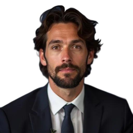 staff, face, hair, jacket transparent PNG cut-out