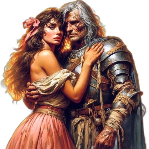 sword, fantasy art, concept art, comic book art transparent PNG cut-out
