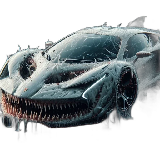 car, creature, dragon, animal transparent PNG cut-out