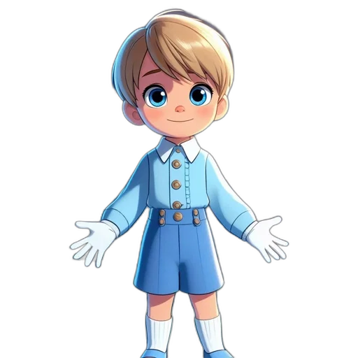 staff, jacket, 3d render, cartoon transparent PNG cut-out