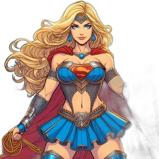 comic book art, fantasy art, concept art, cartoon transparent PNG cut-out