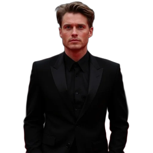 jacket, staff, face, hair transparent PNG cut-out