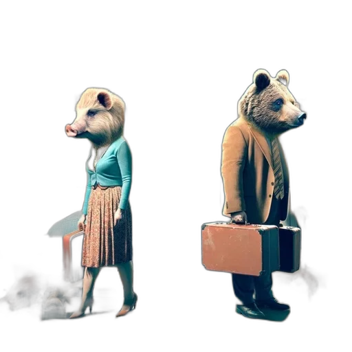 mask, animal, creature, dress transparent PNG cut-out