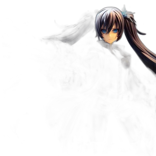 dress, hair, mask, creature transparent PNG cut-out