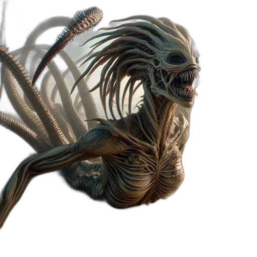 creature, hair, animal, dragon transparent PNG cut-out