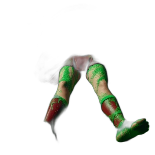 shoes, creature, weapon, staff transparent PNG cut-out