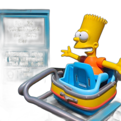 robot, car, furniture, 3d render transparent PNG cut-out