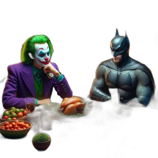 food, concept art, comic book art, pixel art transparent PNG cut-out