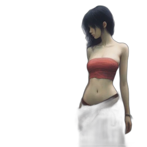 dress, 3d render, photorealistic, concept art transparent PNG cut-out