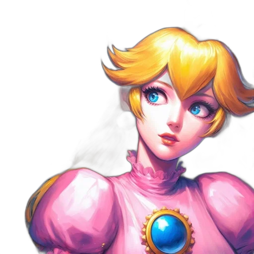 face, crown, dress, concept art transparent PNG cut-out