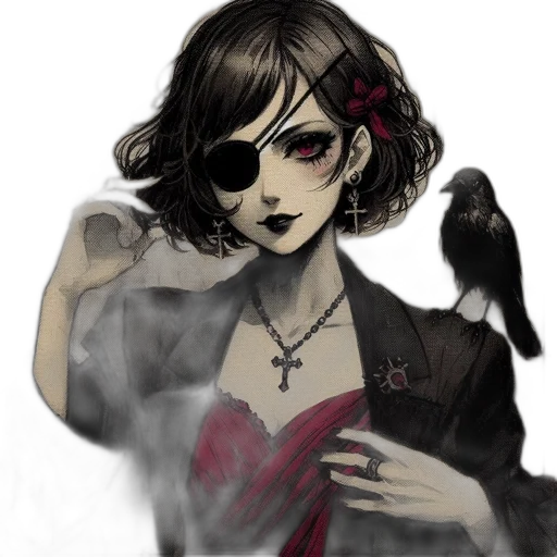 dress, mask, jewelry, concept art transparent PNG cut-out