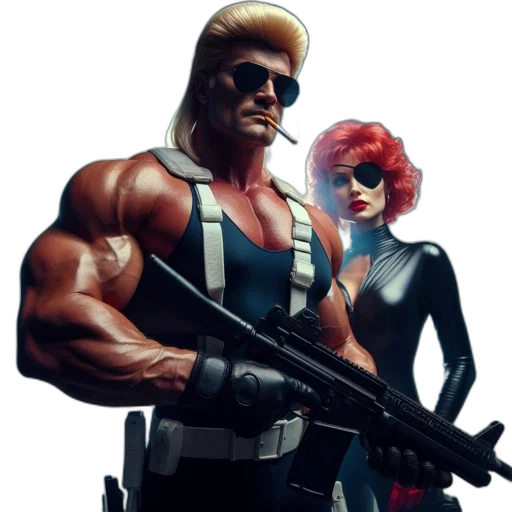 weapon, comic book art, concept art, cyberpunk transparent PNG cut-out