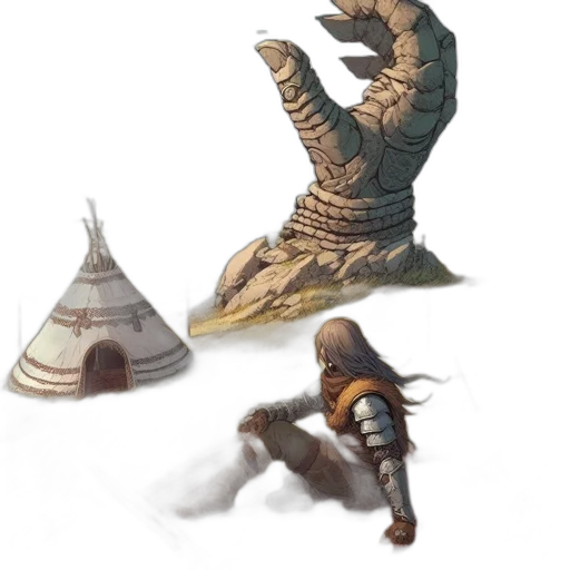 dragon, creature, hat, shoes transparent PNG cut-out
