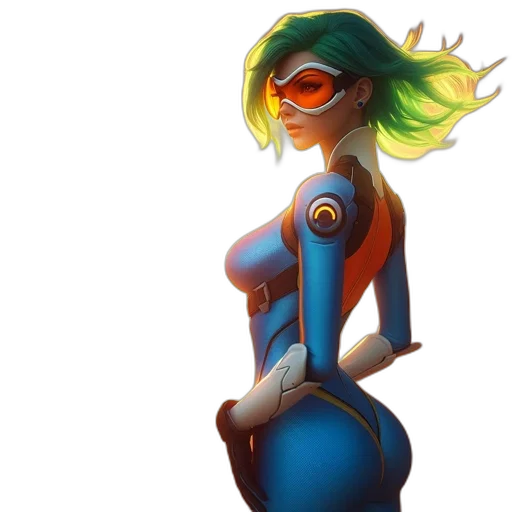 robot, concept art, comic book art, fantasy art transparent PNG cut-out